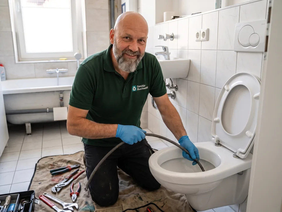 WC verstopft – Toilette läuft nicht ab
